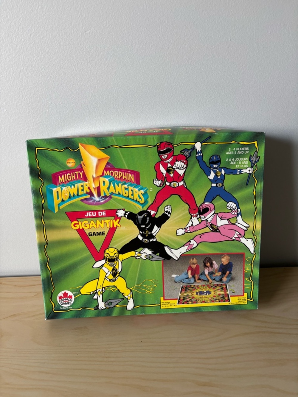 Mighty Morphin Power Rangers Gigantik Board Game - Vintage 1994 - Complete 🇨🇦